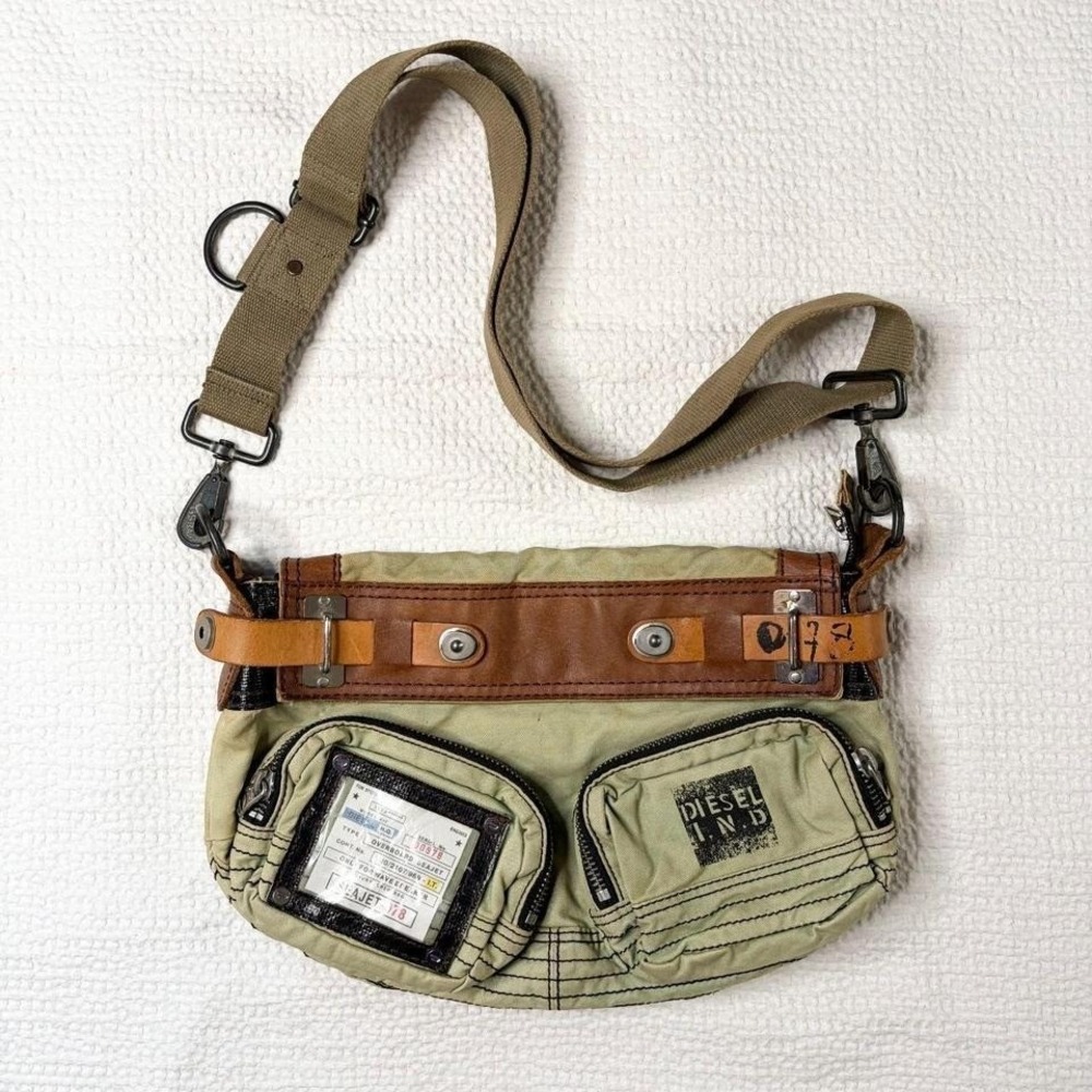 Diesel archive utility messenger bag